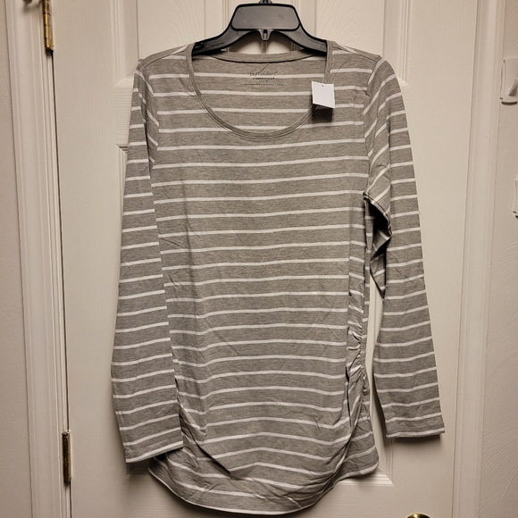 **Set of Two** Motherhood Maternity L/S Tees, Large - Picture 3 of 4